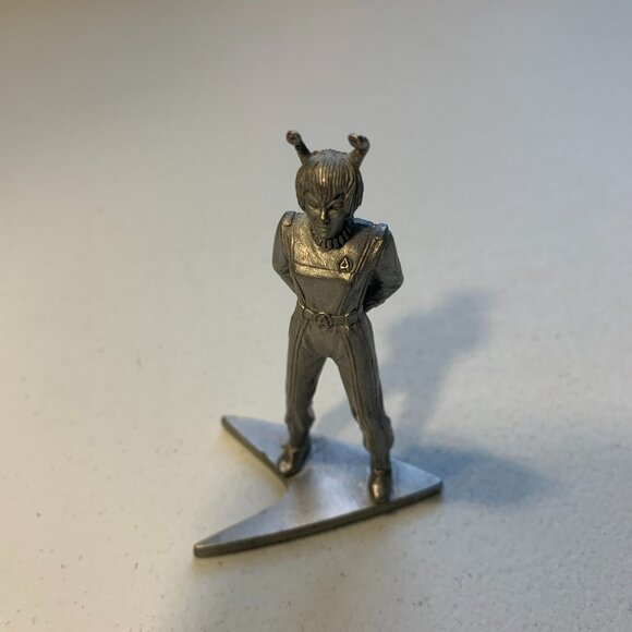 Star Trek Star Fleet Academy Andorian 3" pewter figure 1997 - Picture 1 of 3